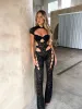 AMALIE JUMPSUIT BLACK sold by Outcast Clothing