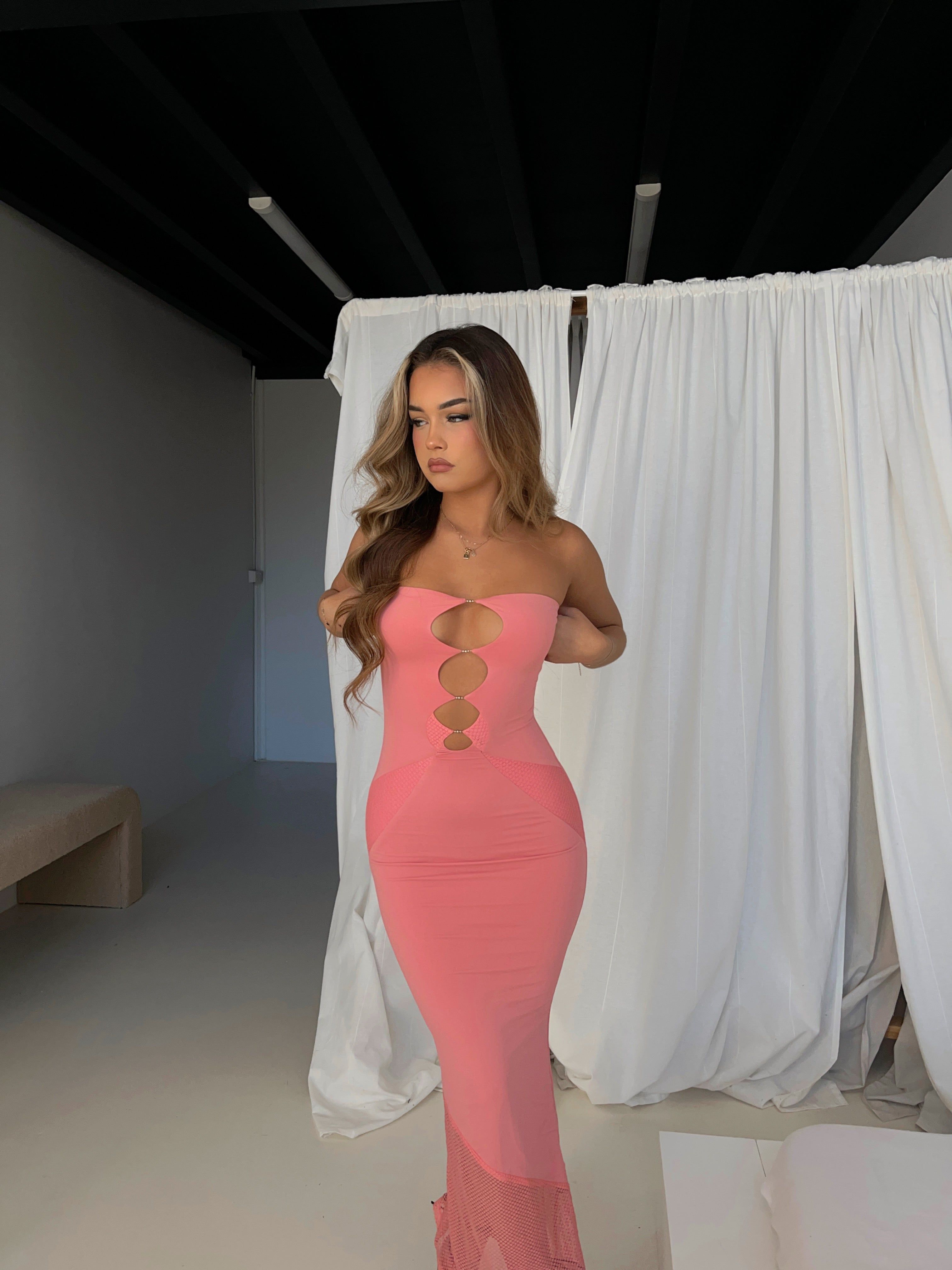 LEW MAXI DRESS BLUSH - OUTCAST EXCLUSIVES sold by Outcast Clothing product image thumbnail 2