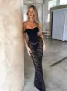 ZANA MAXI DRESS BLACK sold by Outcast Clothing