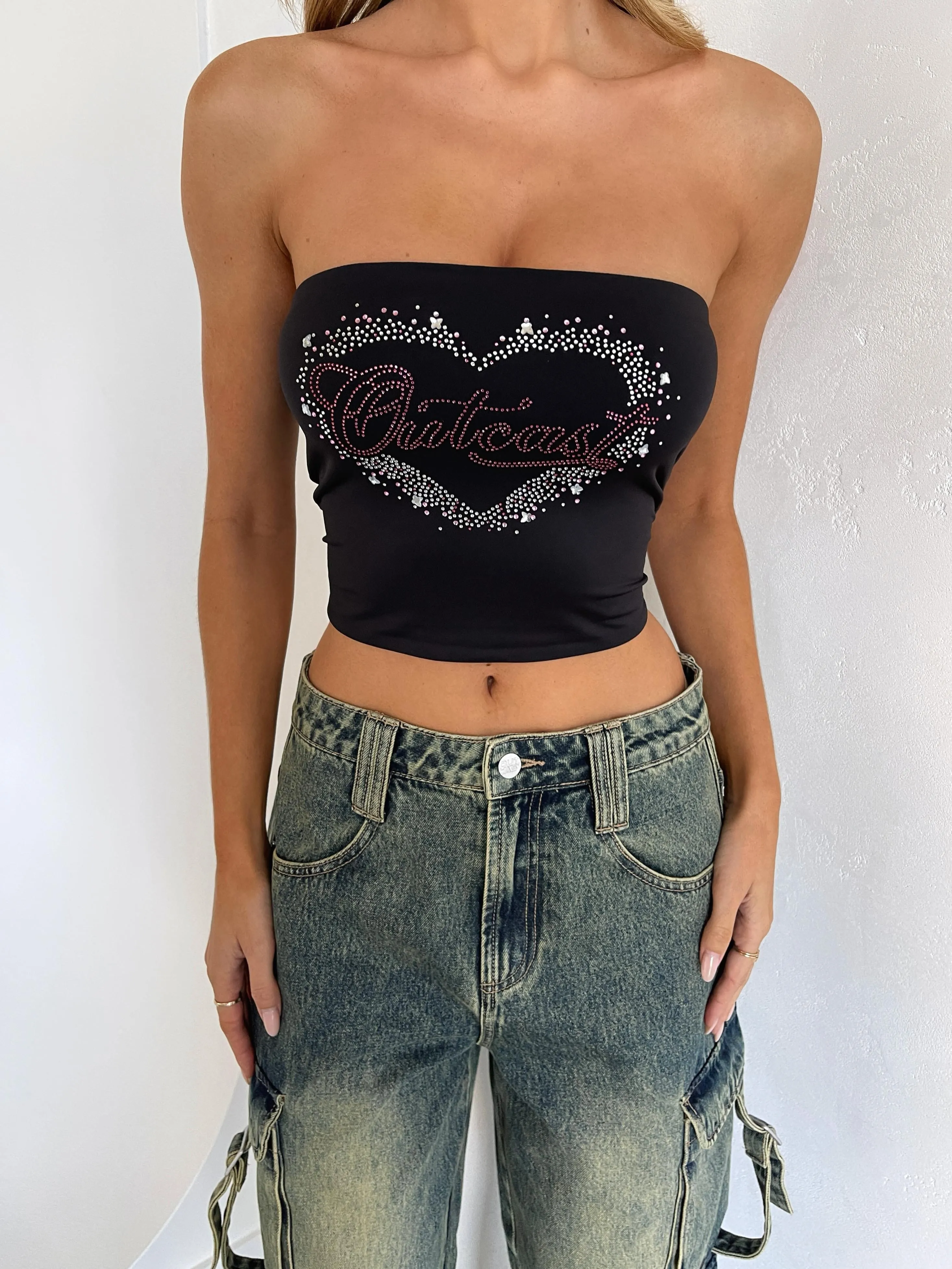 EDEN BOOB TUBE TOP BLACK sold by Outcast Clothing product image thumbnail 4