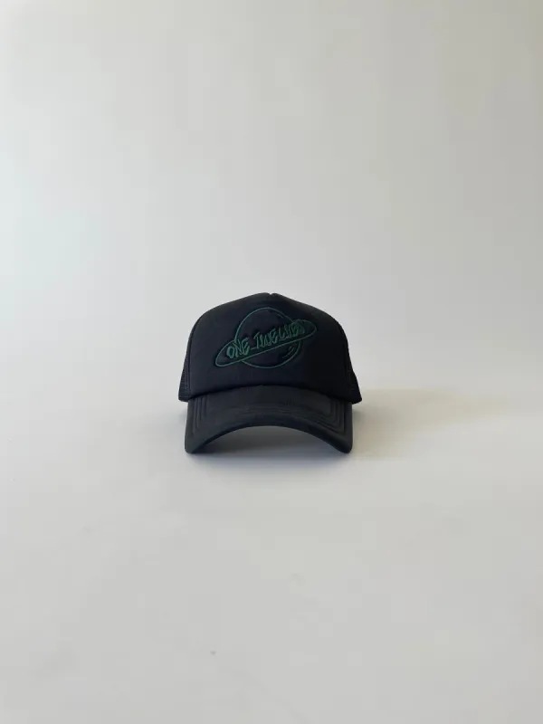“Outta This World” Black Trucker Hat sold by One Twelves