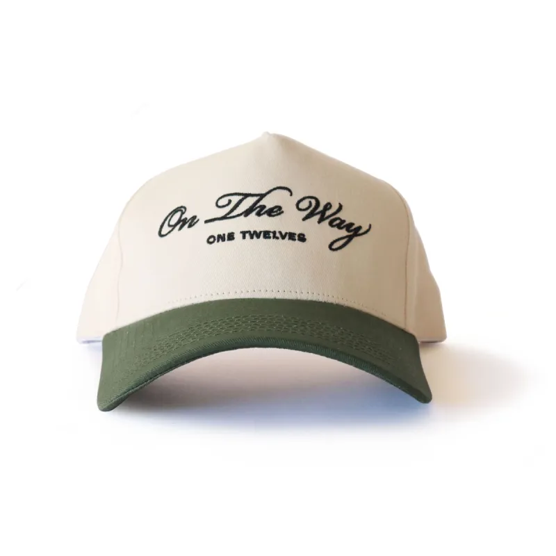 “On The Way” Canvas Trucker Hat made by One Twelves