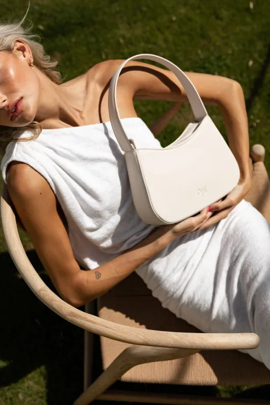 The Zona Bag Pearl White sold by One Twelves