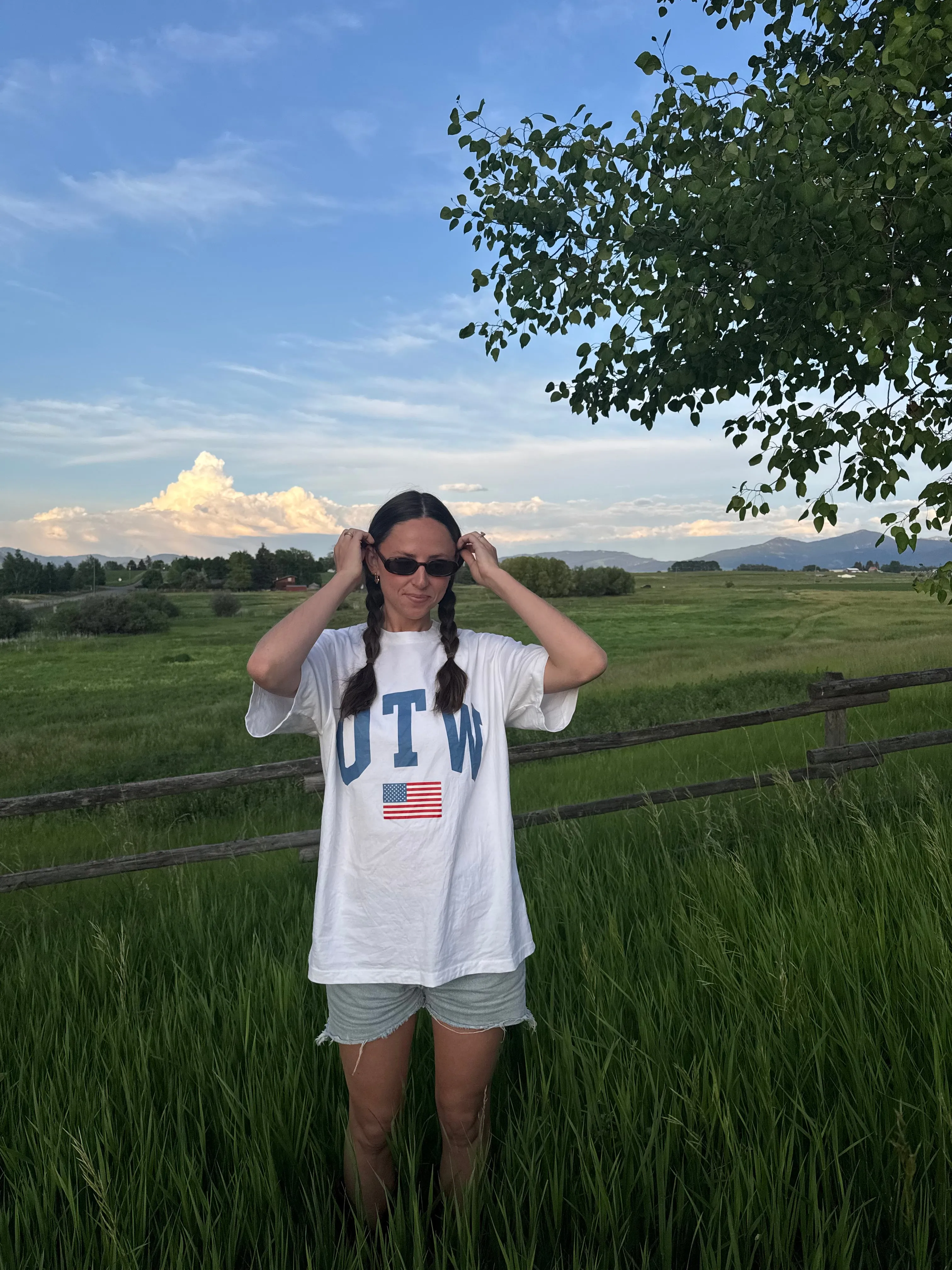 Flag Tee sold by One Twelves