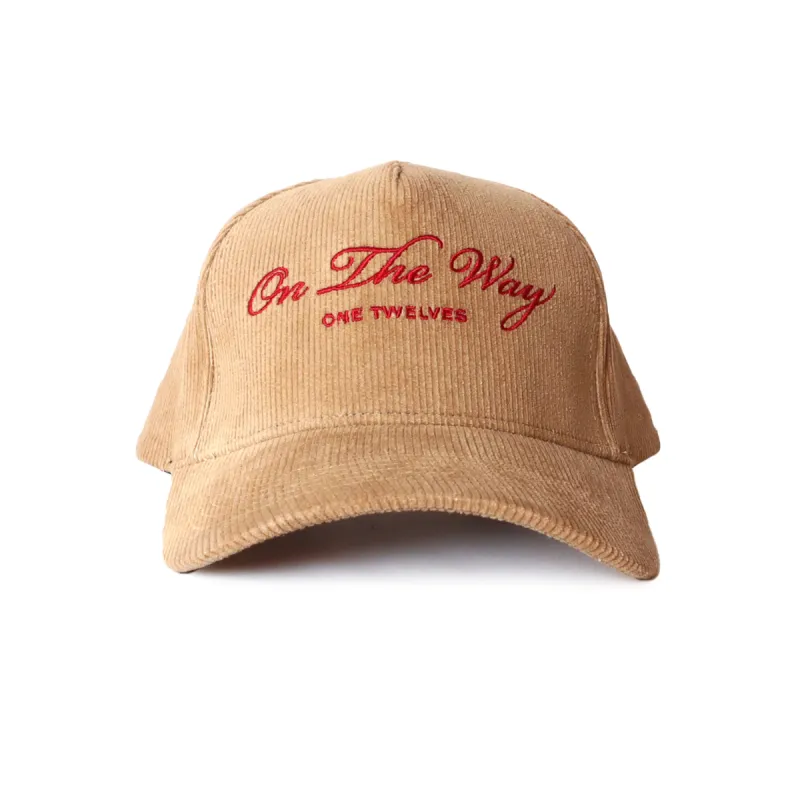 Teddy "On The Way" Corduroy Trucker Hat sold by One Twelves