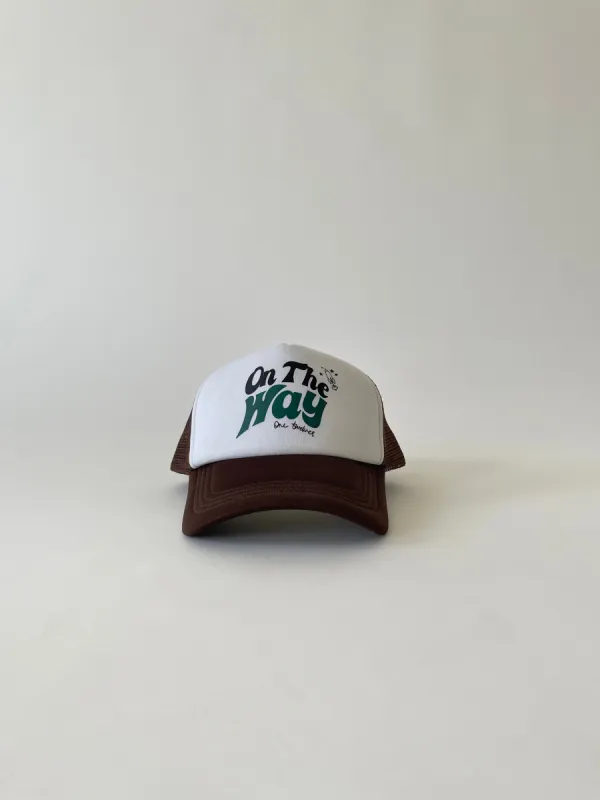 “On The Way” Trucker Hat sold by One Twelves