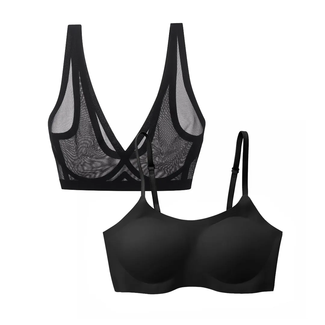 Bralette Bundle Black Sheer and Black sold by EBY product image thumbnail 5