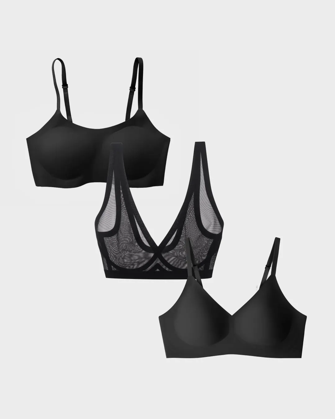 Black Bra 3-Pack sold by EBY