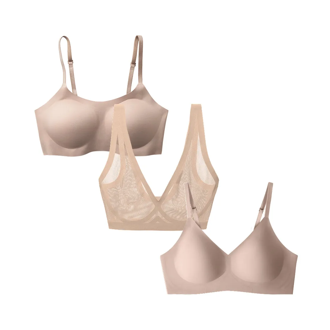Nude Bra 3-Pack sold by EBY product image thumbnail 4
