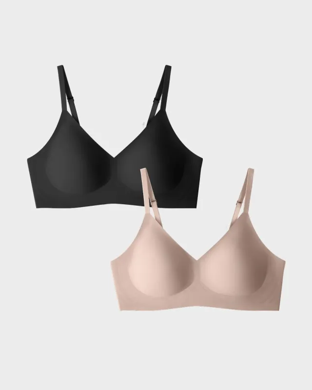 Black and Nude Relief Bra Bundle made by EBY