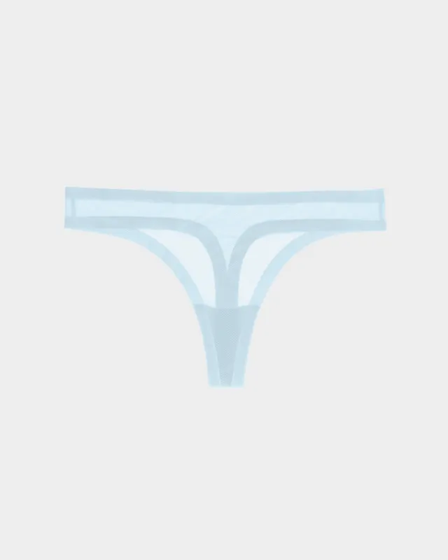 Winter Sky Sheer Thong sold by EBY