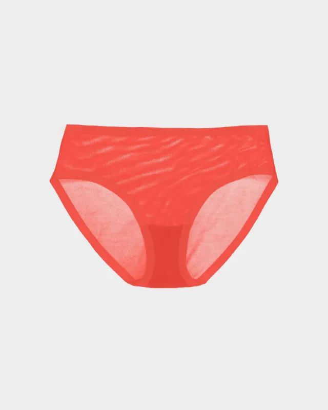 Tangerine Mesh Brief sold by EBY