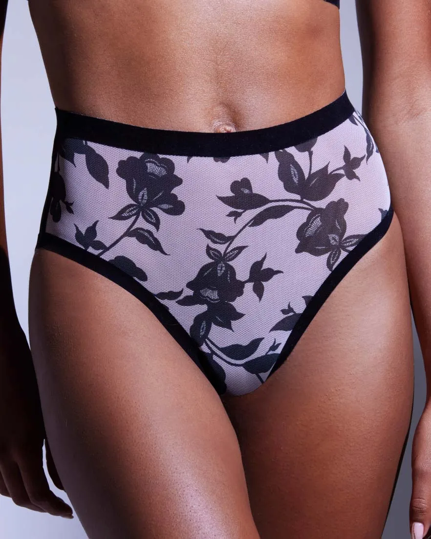 Onyx Mesh High Cut High Waisted sold by EBY product image thumbnail 2