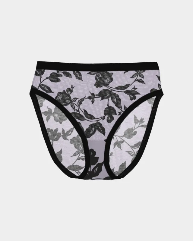 Onyx Mesh High Cut High Waisted sold by EBY