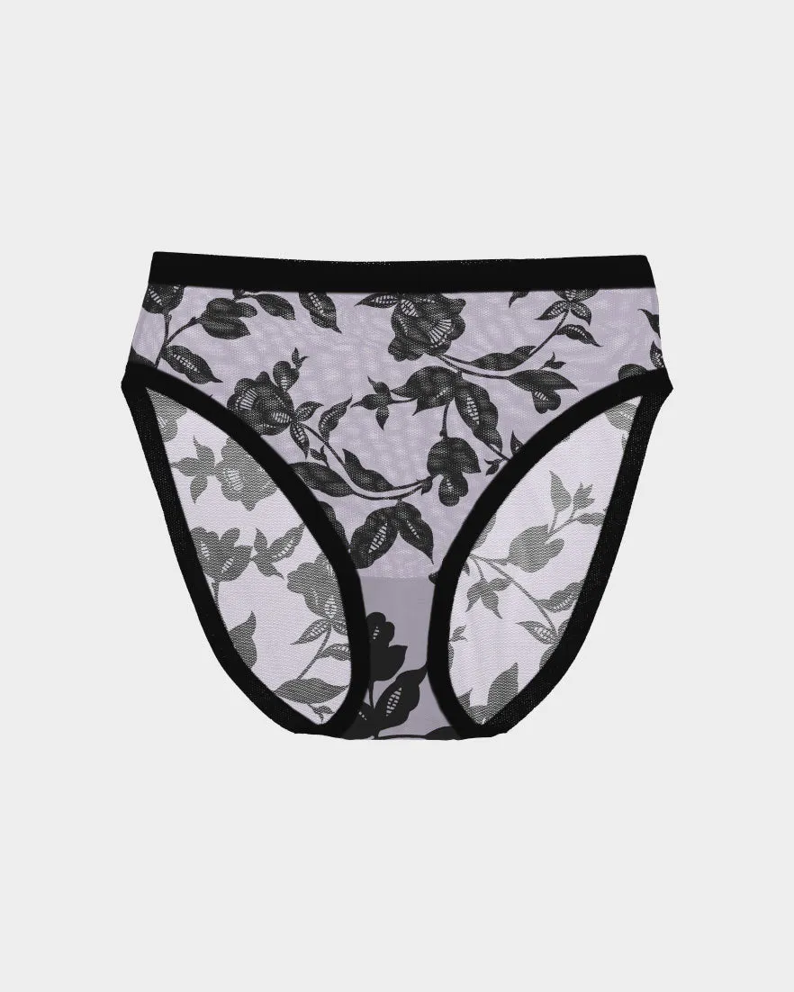 Onyx Mesh High Cut High Waisted sold by EBY