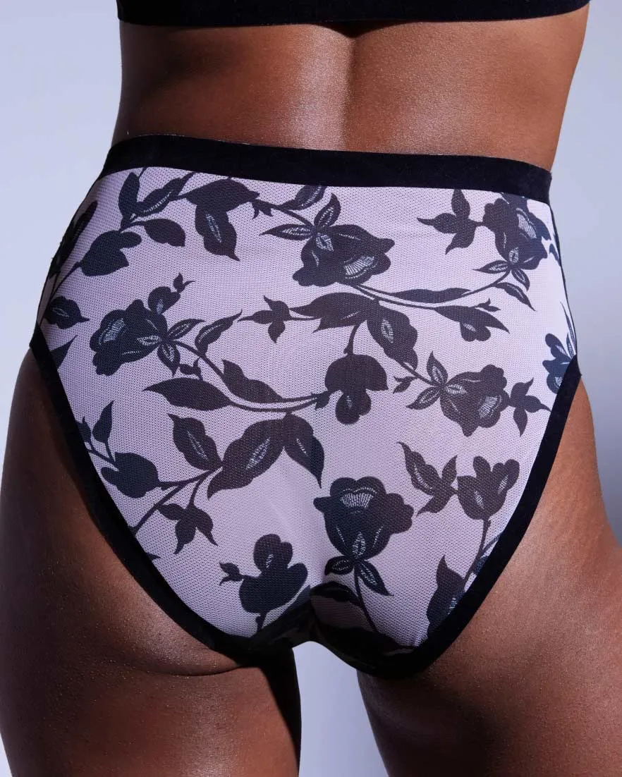 Onyx Mesh High Cut High Waisted sold by EBY product image thumbnail 3