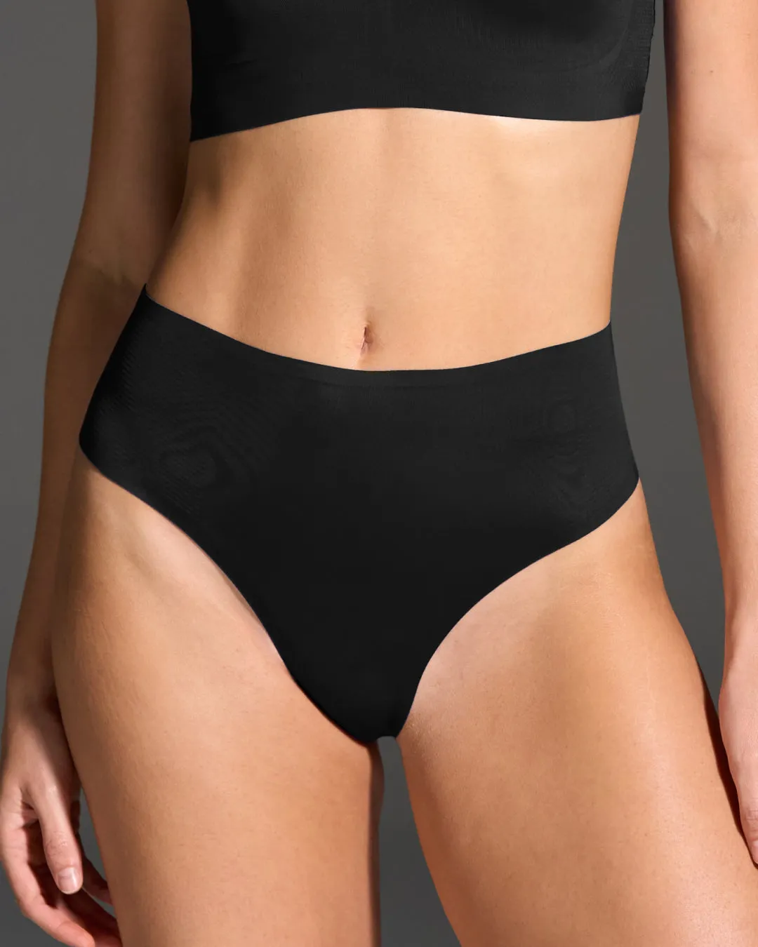 Black Highwaisted Thong sold by EBY product image thumbnail 2