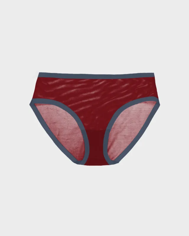 Cabernet Mesh Brief sold by EBY