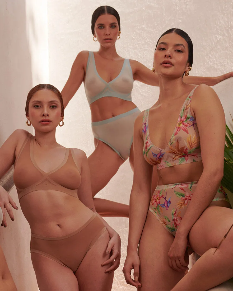 Kiki Mesh High Cut High Waisted sold by EBY product image thumbnail 4