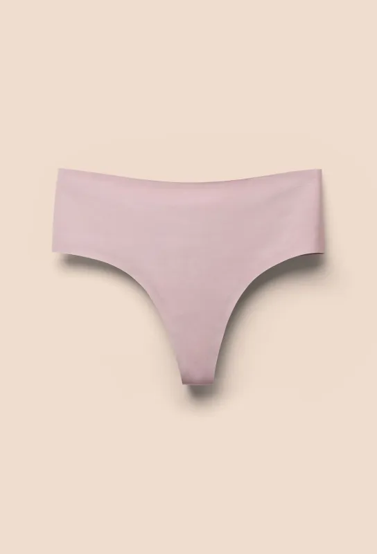 Rose Dust Highwaisted Thong sold by EBY
