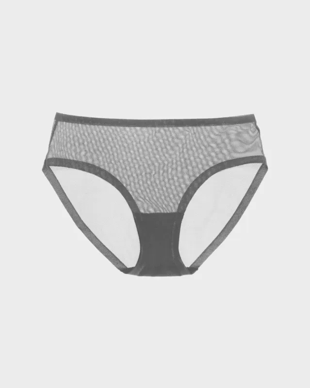 Castor Grey Mesh Brief sold by EBY