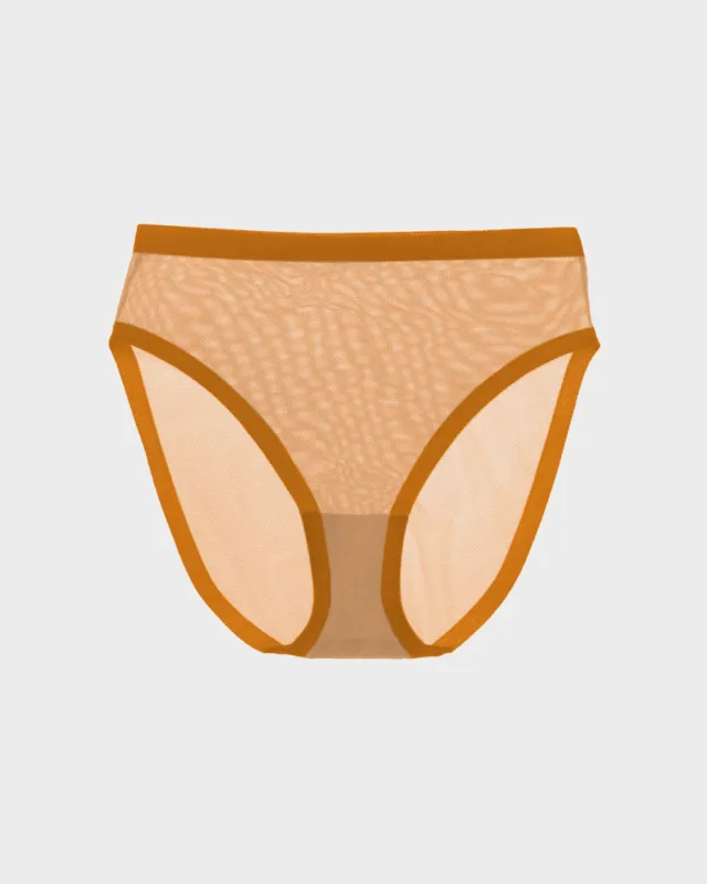 Cathay Spice Mesh High Cut High Waisted sold by EBY