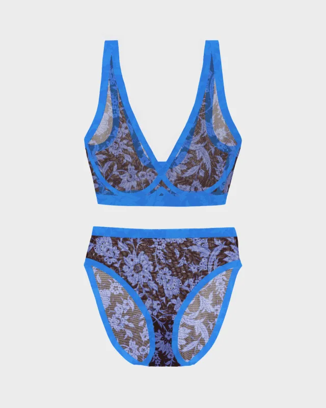 Sienna Sheer Bra & high cut Set sold by EBY