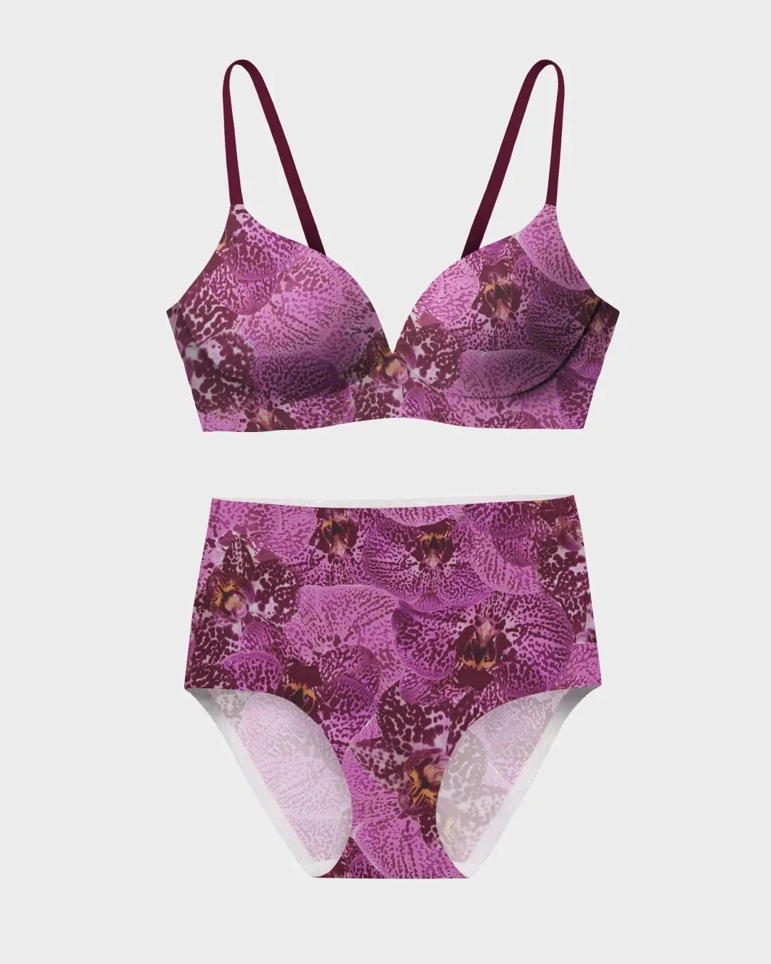 Orchid Pain Free T-Shirt Bra & High Waisted Set sold by EBY