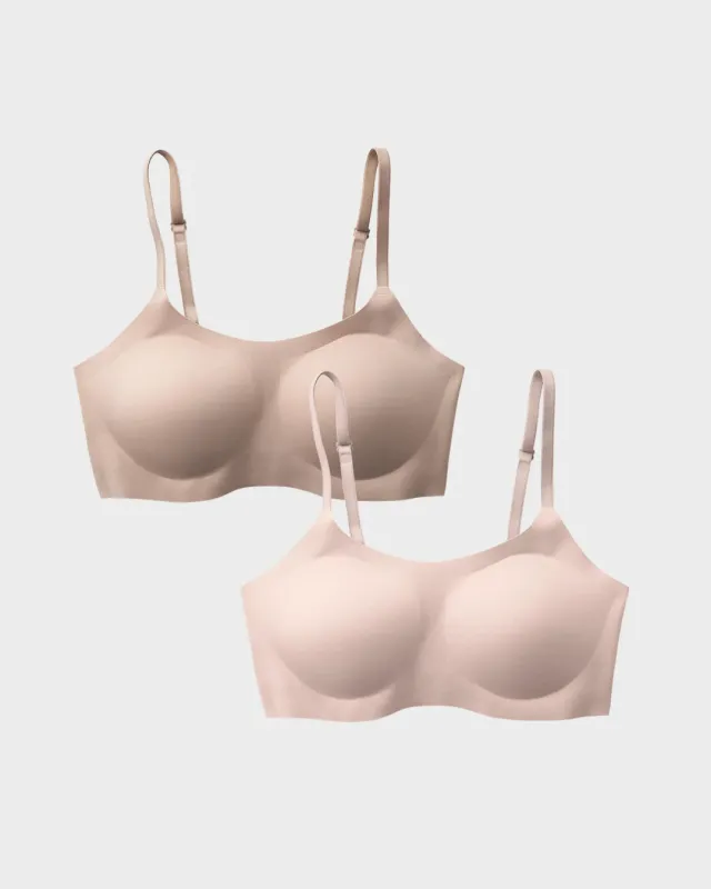 Bralette Support Bundle Nude and Primrose sold by EBY