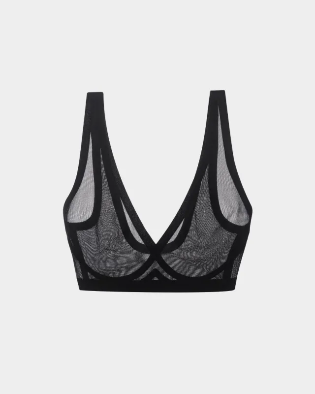 Thorny Rose Sheer Bralette sold by EBY