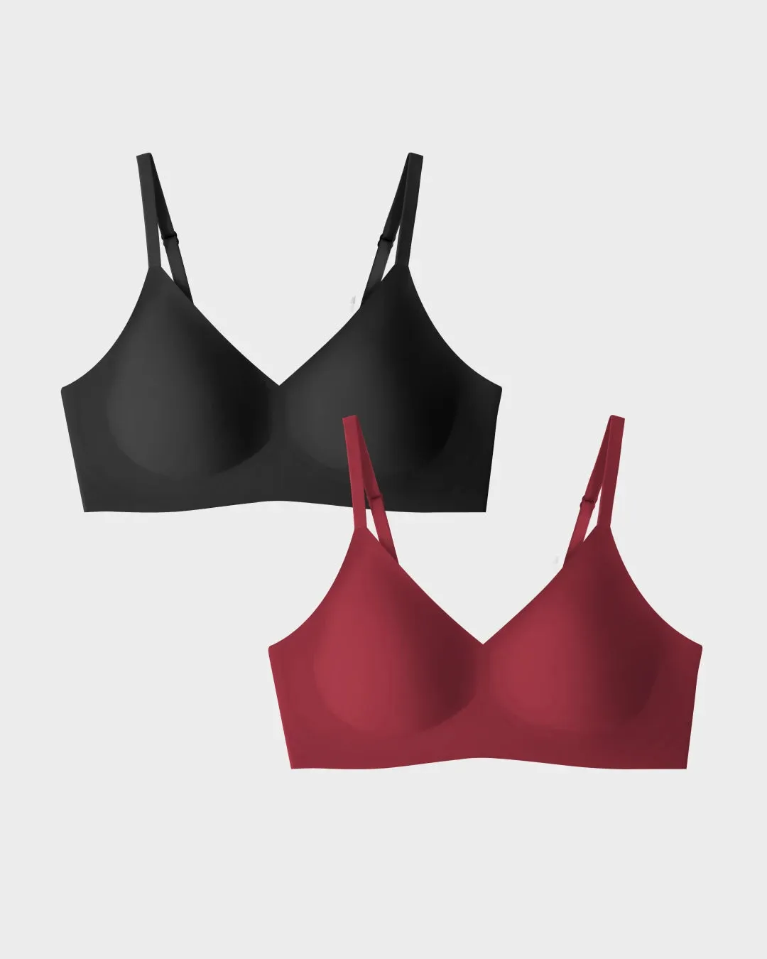 Rhubarb and Black Relief Bra Bundle sold by EBY
