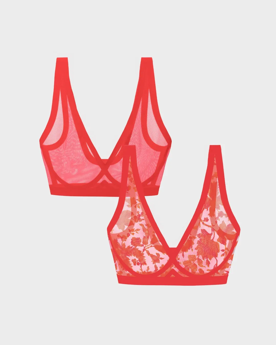 Thorny Rose and Poppy Sheer Bralette Bundle sold by EBY