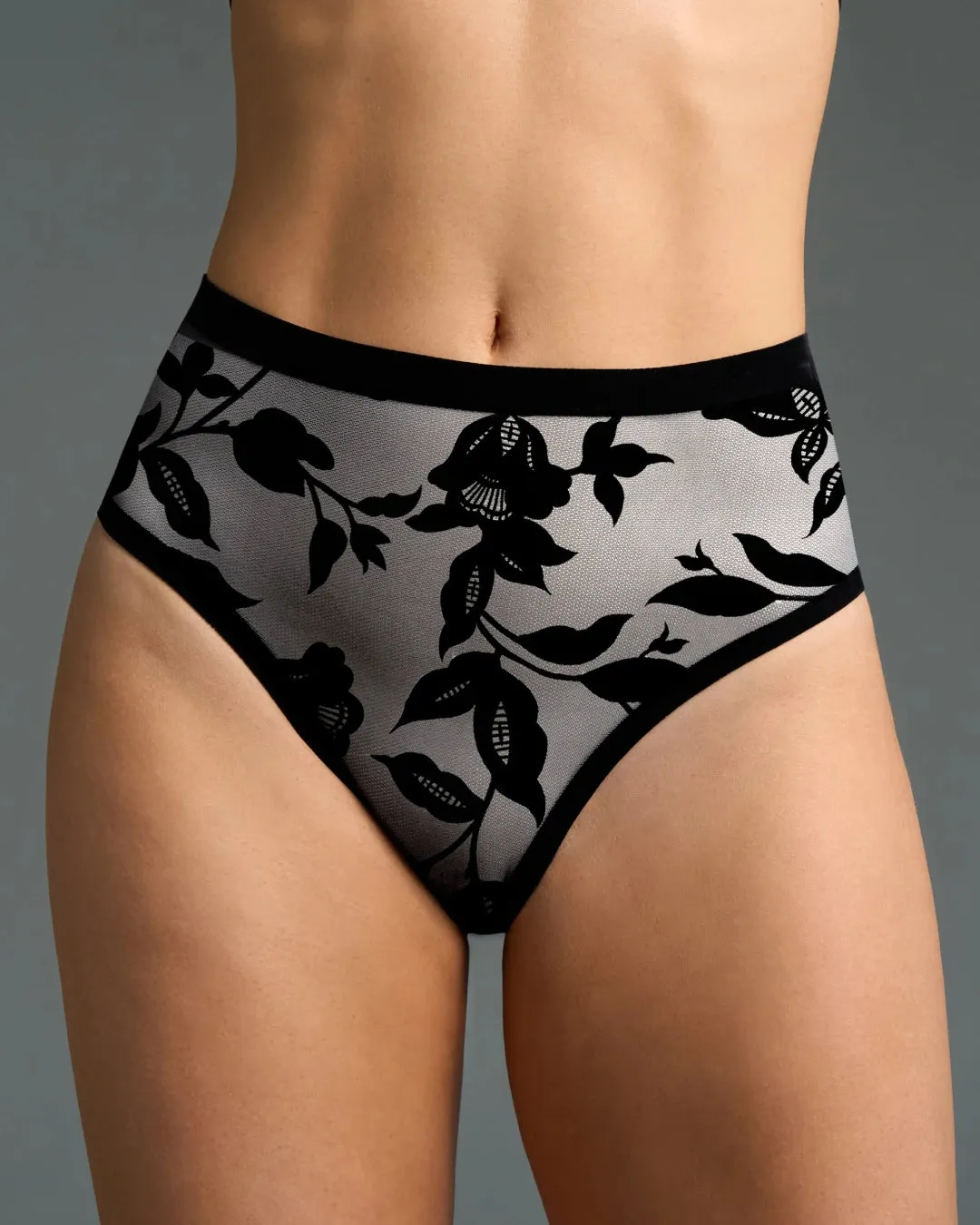 Madam Noir Sheer Bralette and High-Cut Set sold by EBY product image thumbnail 5