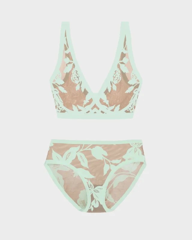 Madam Muse Sheer Bralette and Brief Set made by EBY