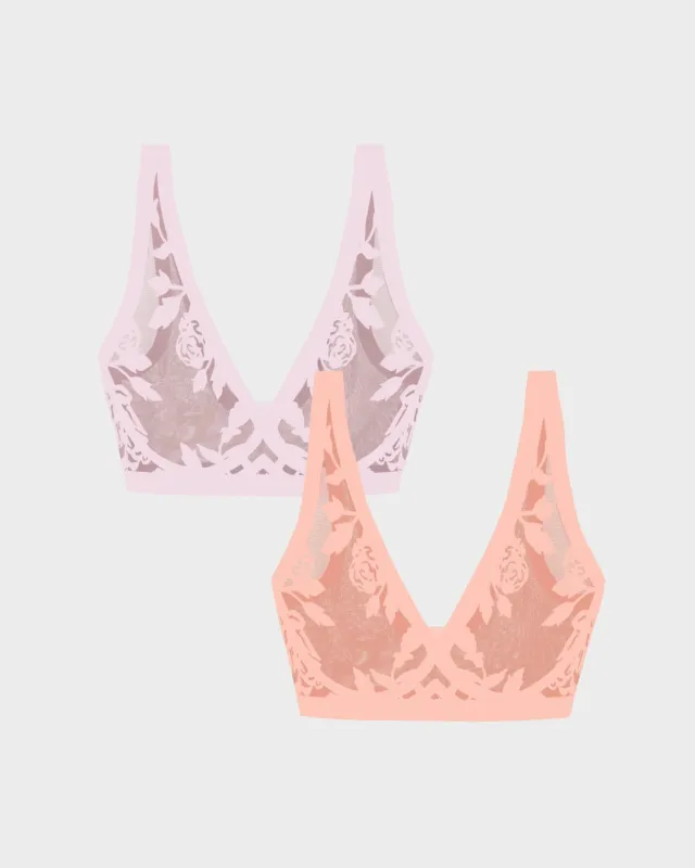 Madam Bisou and Madam Chic Sheer Bralette Duo made by EBY