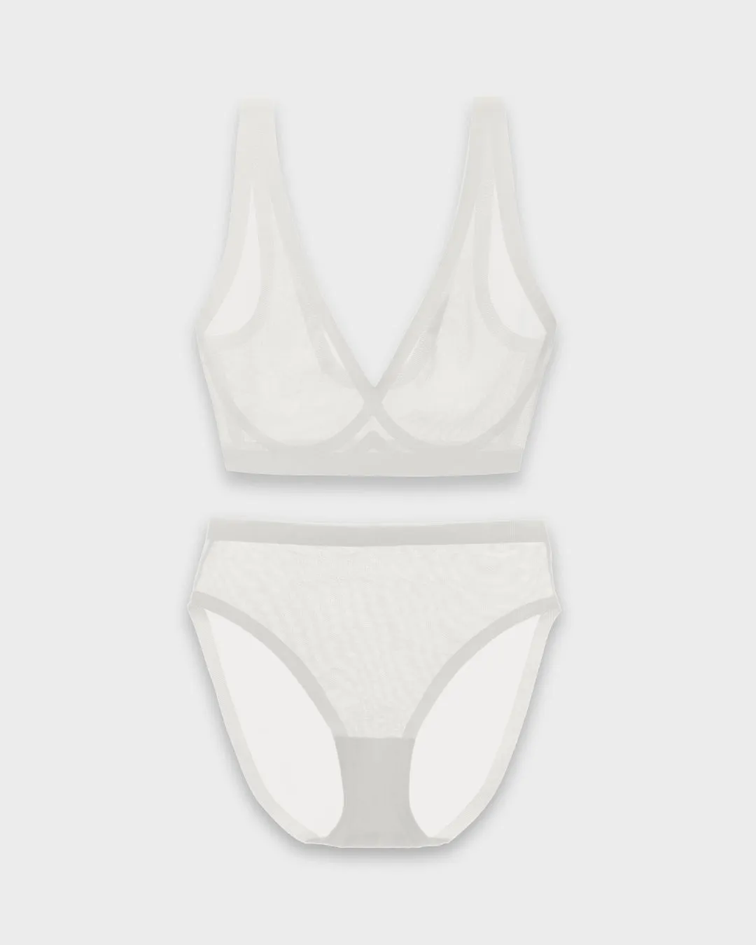 Pearl Sheer Bralette and High-Cut Set sold by EBY product image thumbnail 2