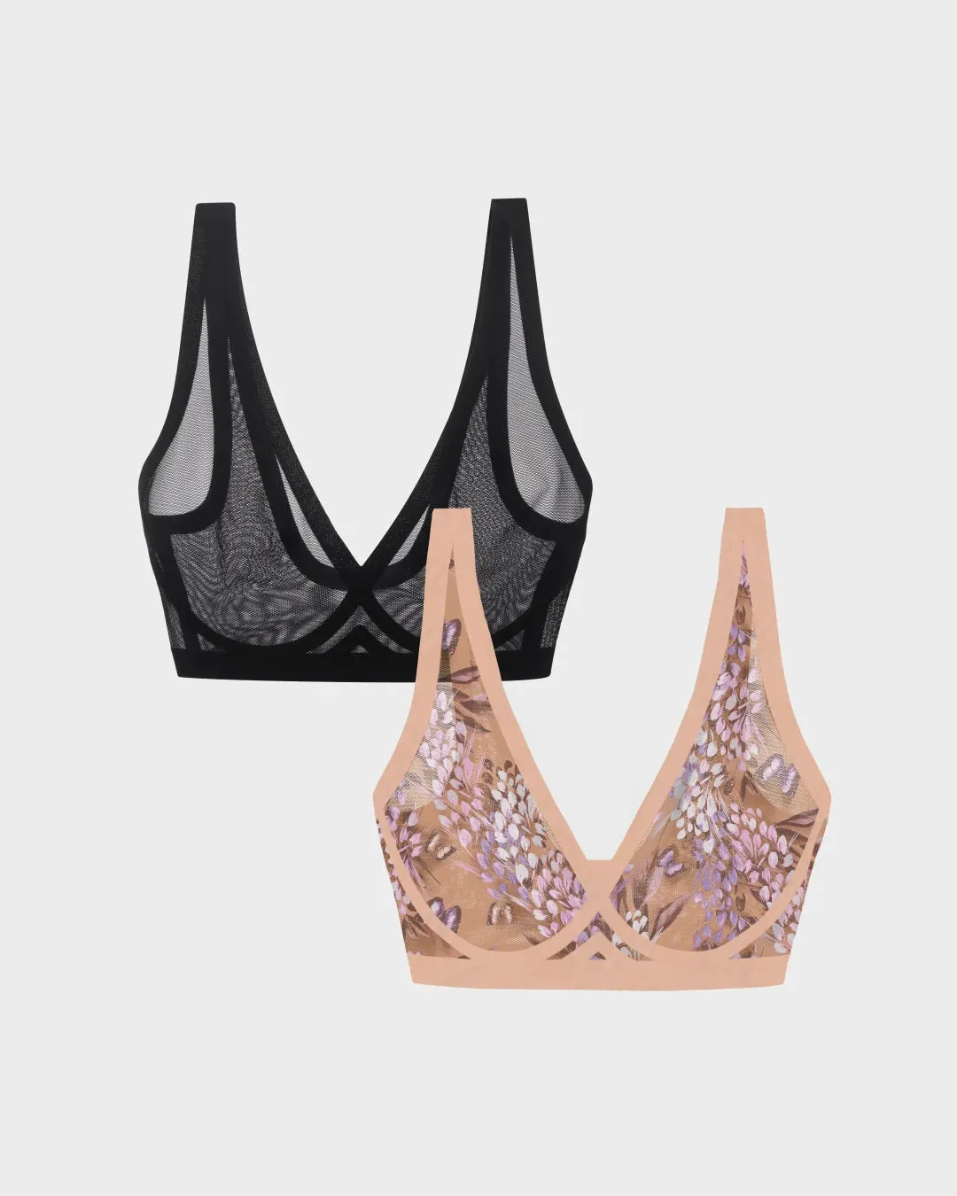 Parisian and Black Sheer Bralette Bundle sold by EBY