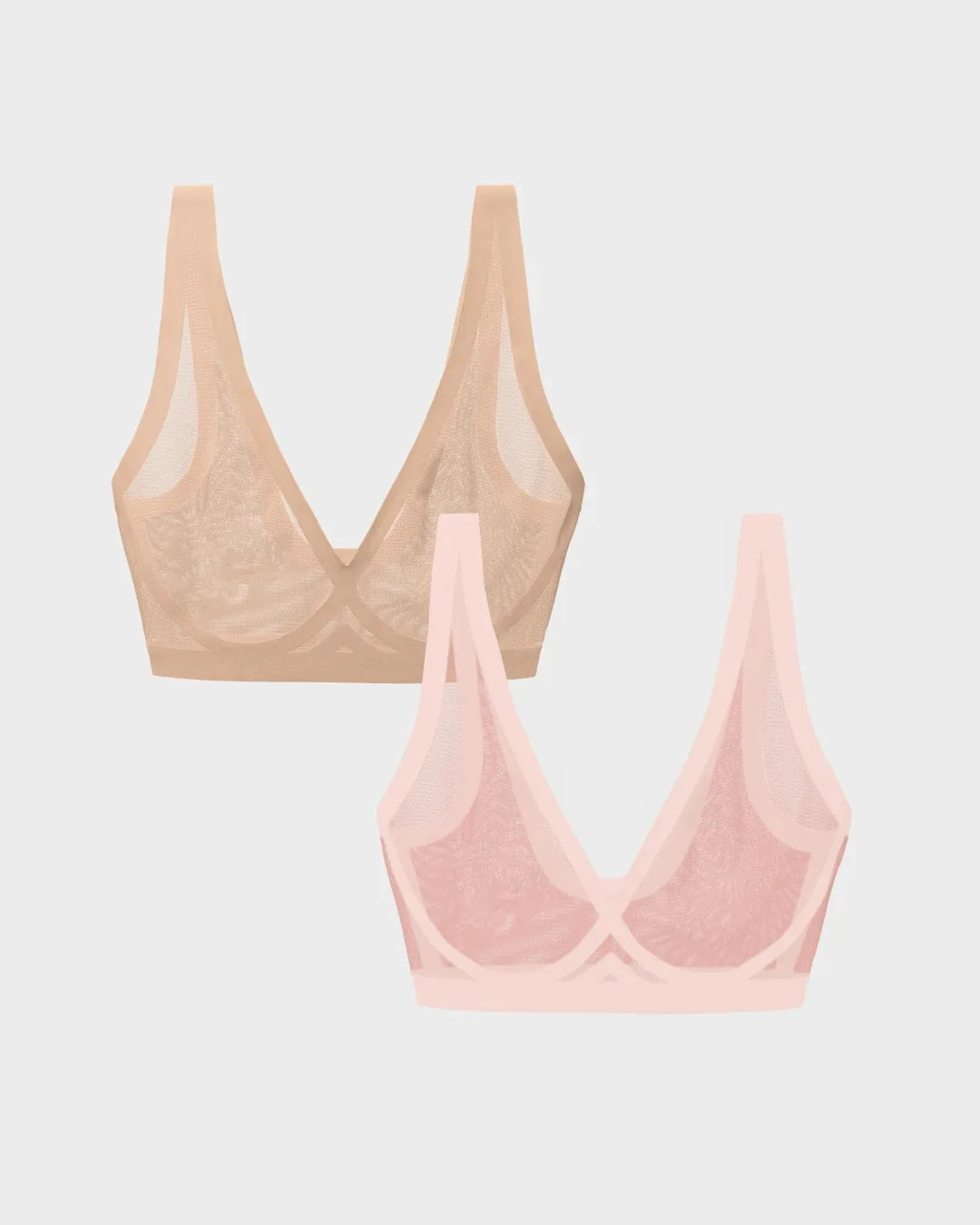Murex Shell and Champagne Sheer Bralette Bundle sold by EBY