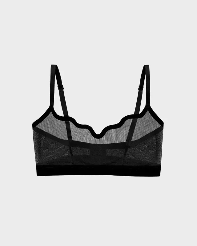 Black Truffle Lucy Bralette made by EBY