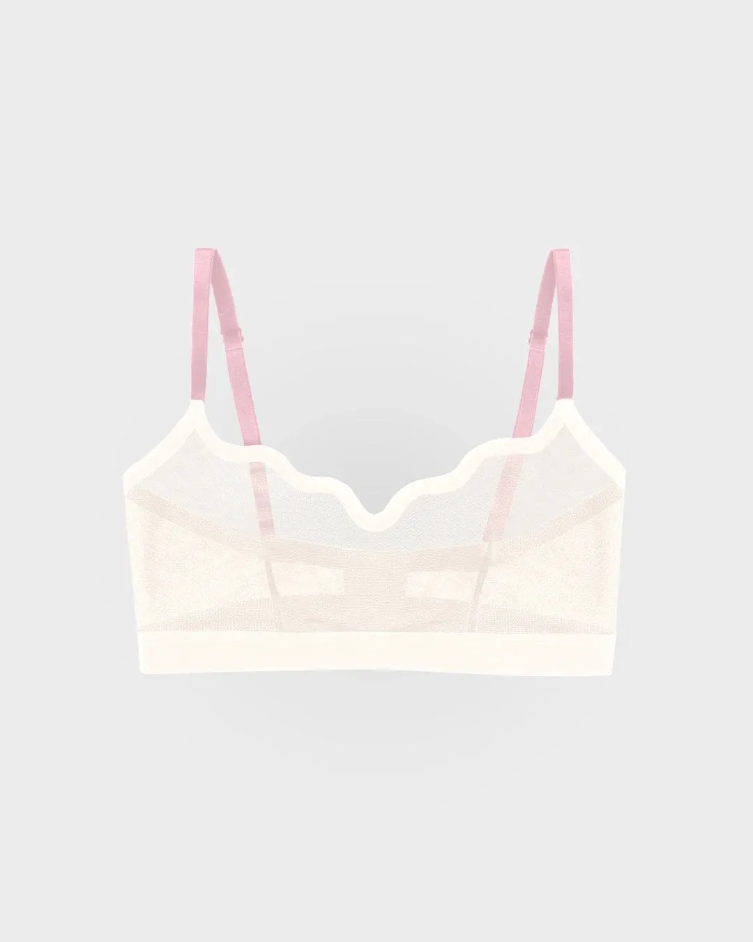 Marshmallow Sheer Bralette sold by EBY