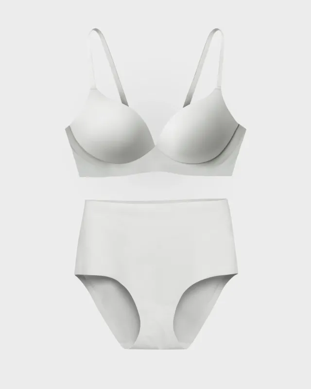 Pearl Pain Free T-Shirt Bra and High-Waisted Set made by EBY
