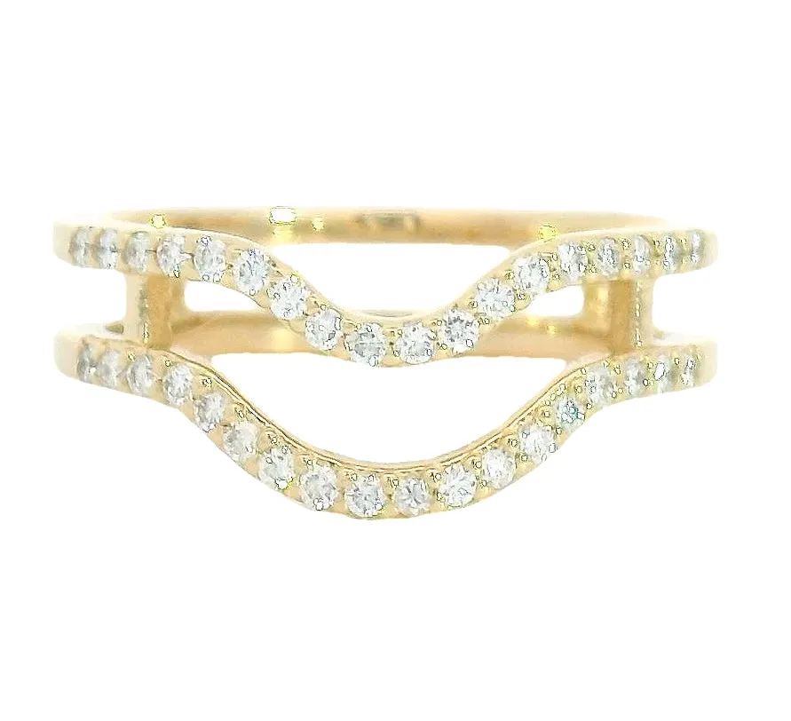 The Double River Of Light Diamond Band sold by Late Sunday Afternoon