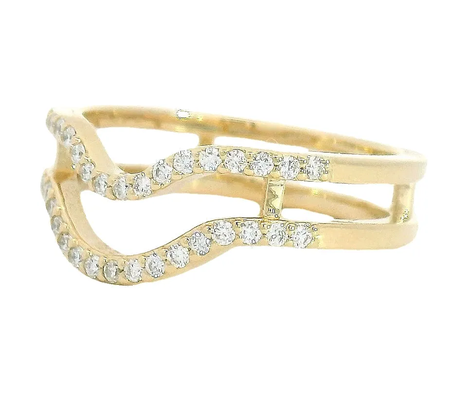 The Double River Of Light Diamond Band sold by Late Sunday Afternoon product image thumbnail 2