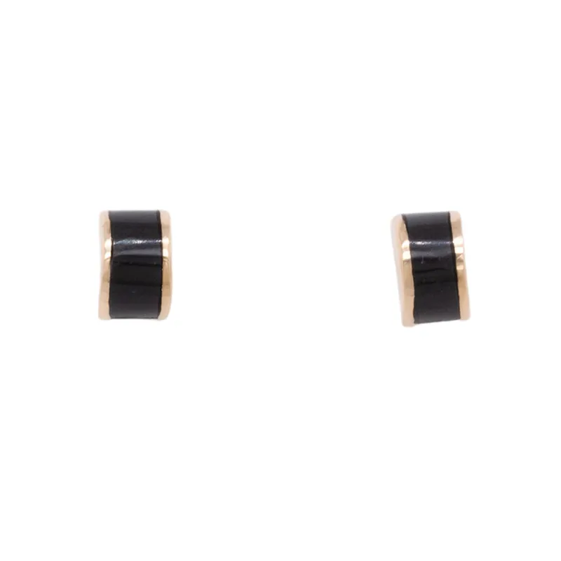 Luna Stud Earrings - Black Jade sold by Late Sunday Afternoon