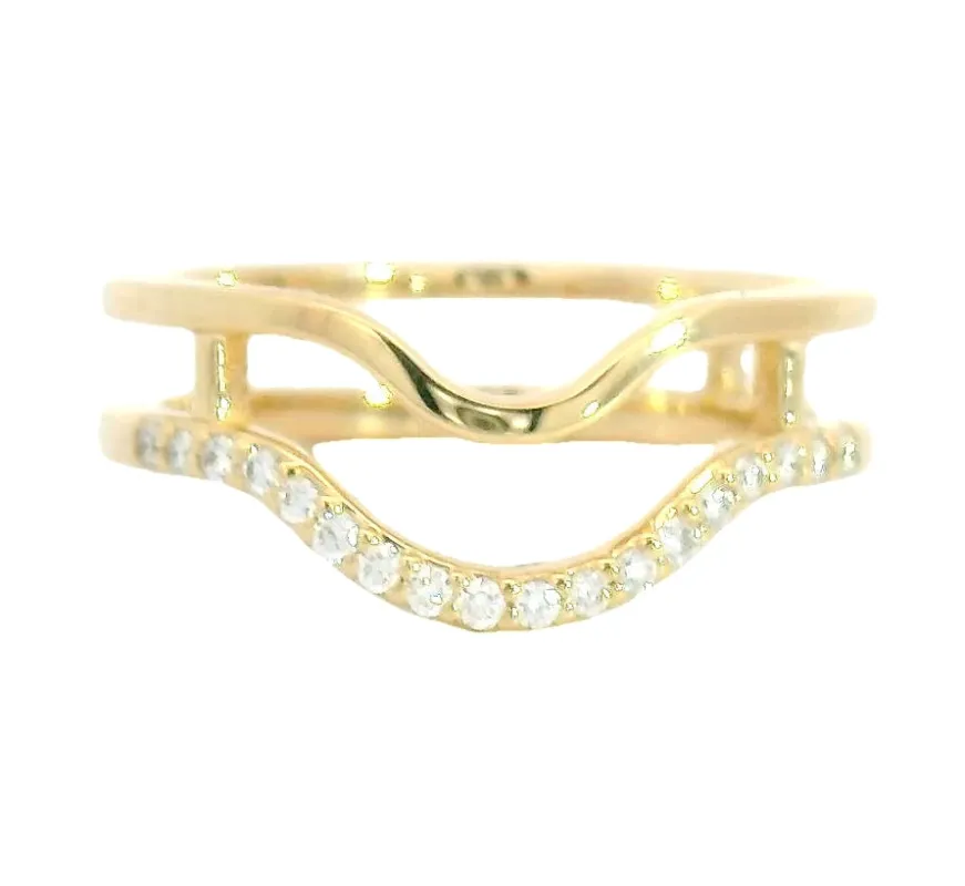 The Glitter Canyon Ring Band sold by Late Sunday Afternoon