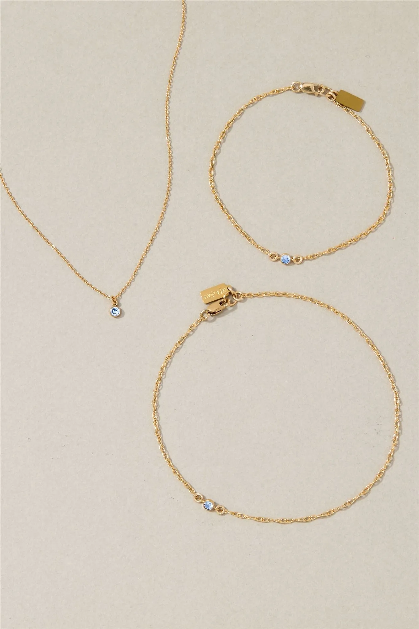 Something Blue Anklet sold by Late Sunday Afternoon product image thumbnail 4