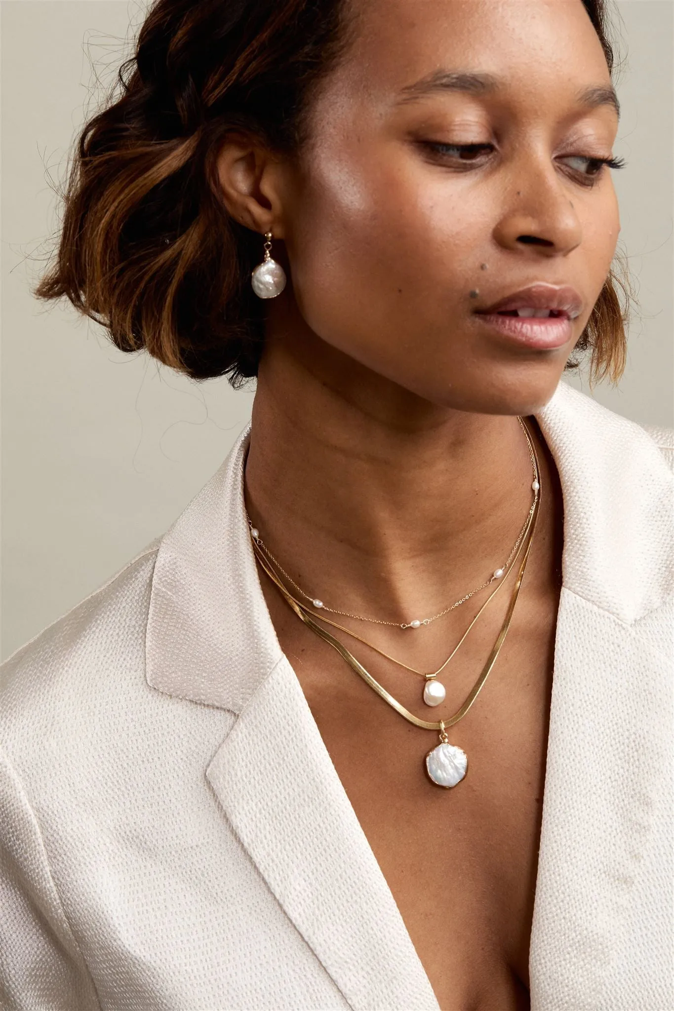 Nathalie Necklace sold by Late Sunday Afternoon product image thumbnail 4
