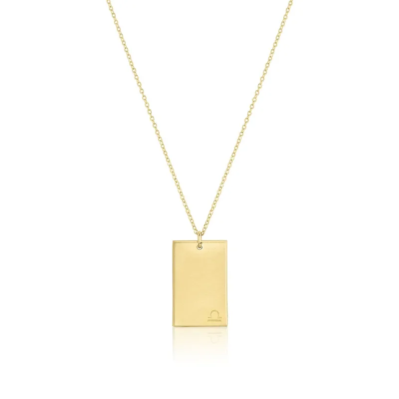 Goldie Horoscope Necklace made by Late Sunday Afternoon