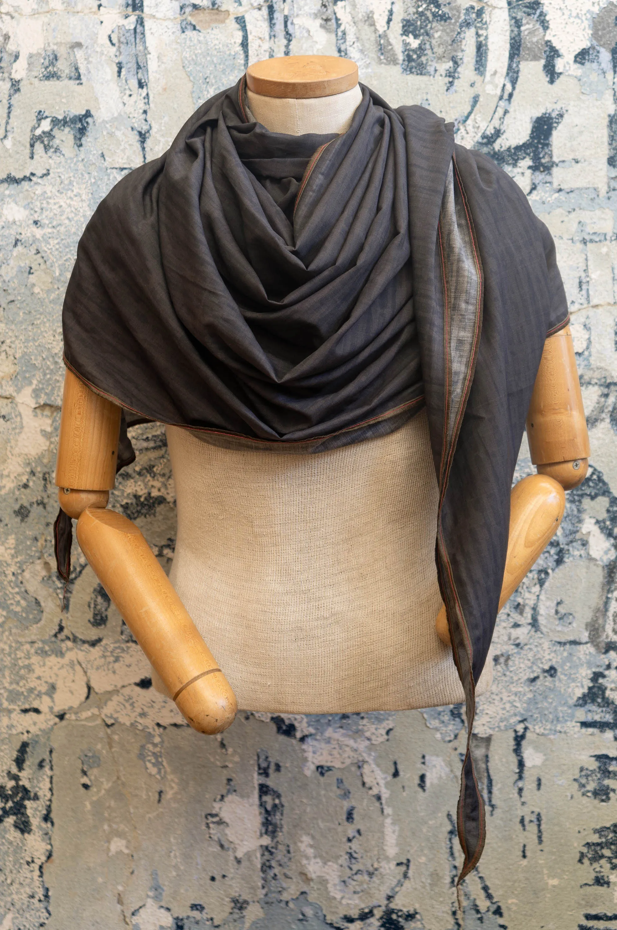 Pewter Drift Silk Scarf sold by Late Sunday Afternoon
