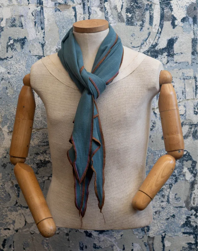 Teal Crossroads Linen Scarf sold by Late Sunday Afternoon